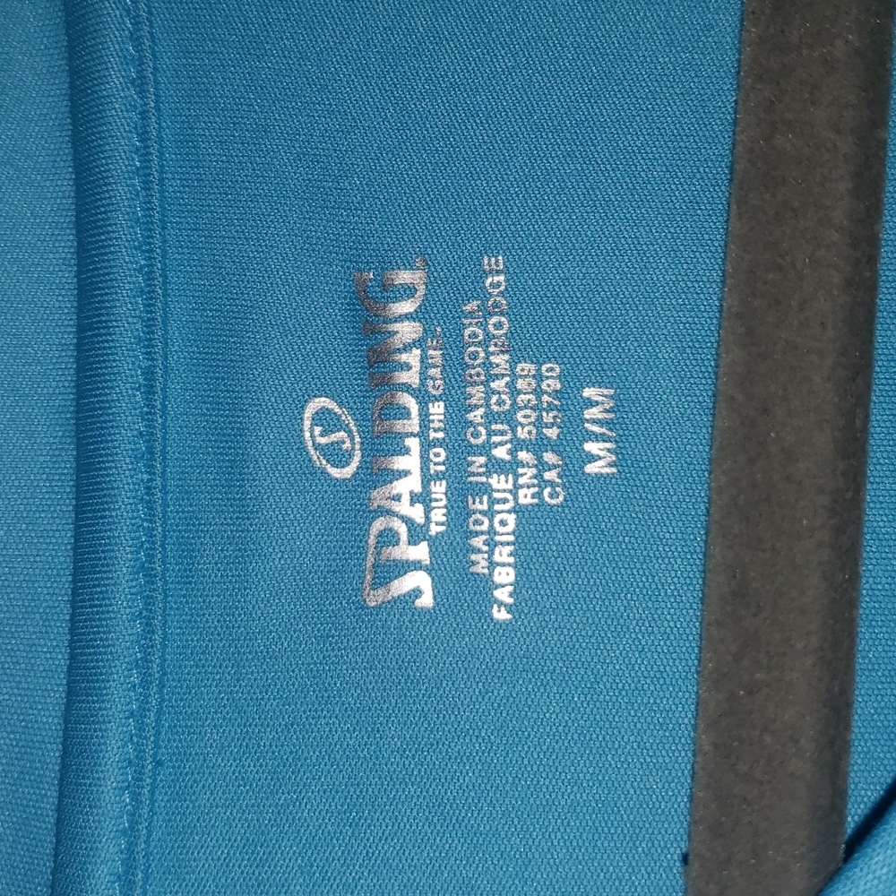2 Spalding Workout T shirts Blue and Green - Picture 4 of 10